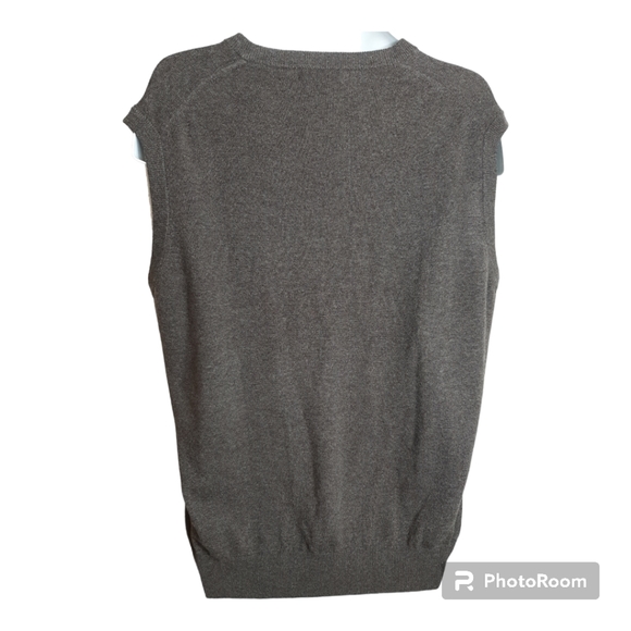 State Cashmere Men's Sweater Vest. 100% Cashmere, Brown. Pre-owned, Size XXL - Picture 2 of 16